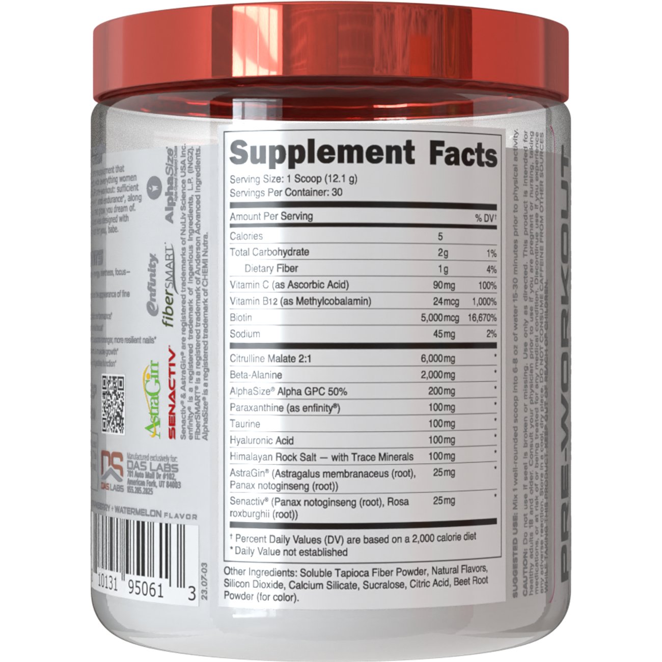 Bucked Up Babe Pre-Workout - Watermelon Splash