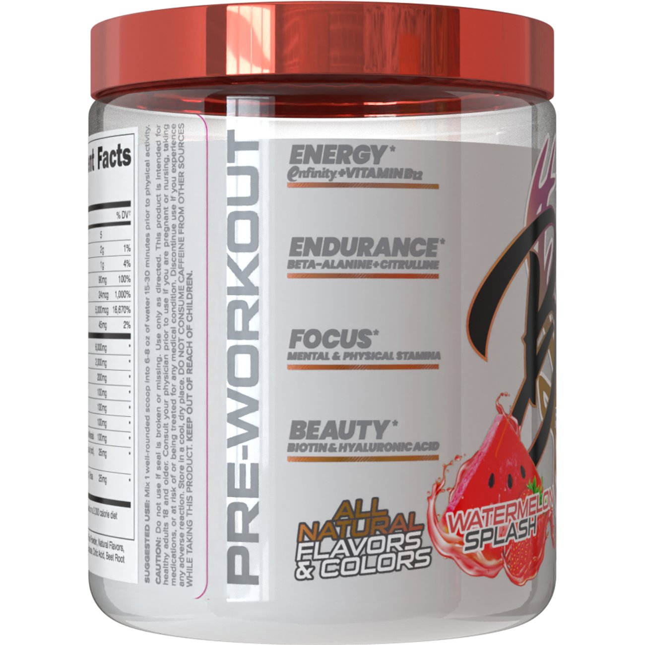 Bucked Up Babe Pre-Workout - Watermelon Splash
