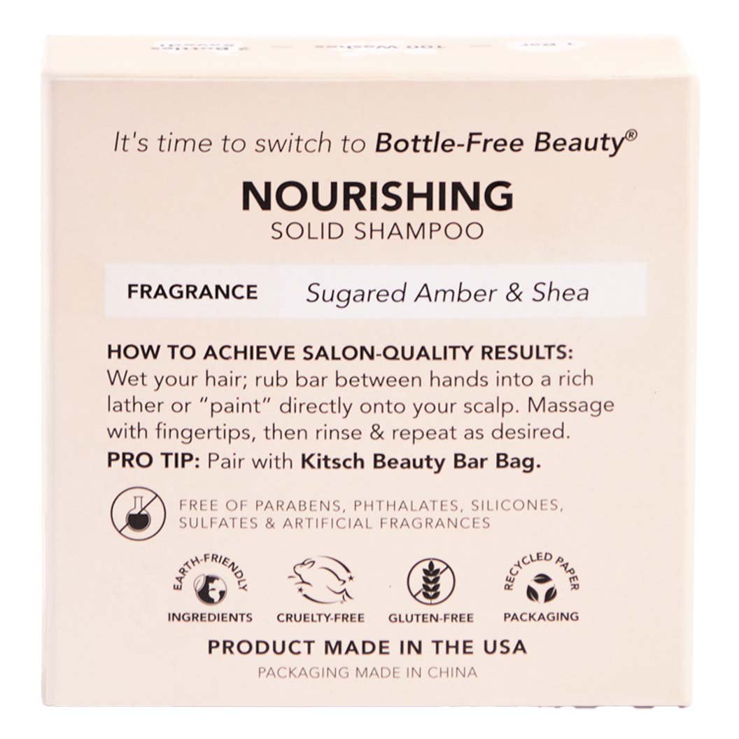 Kitsch Castor Oil Nourishing Solid Shampoo