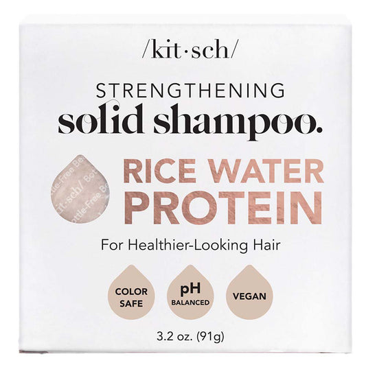 Kitsch Rice Water Protein Strengthening Solid Shampoo