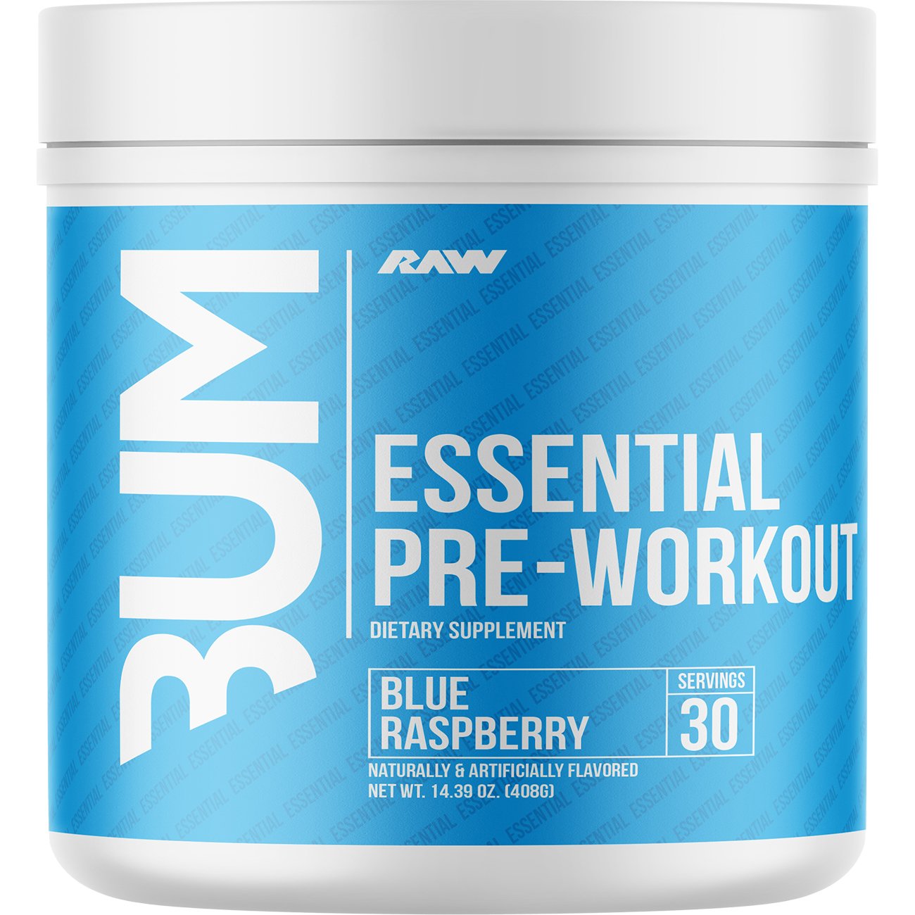 Raw Bum Essential Pre-Workout - Blue Raspberry