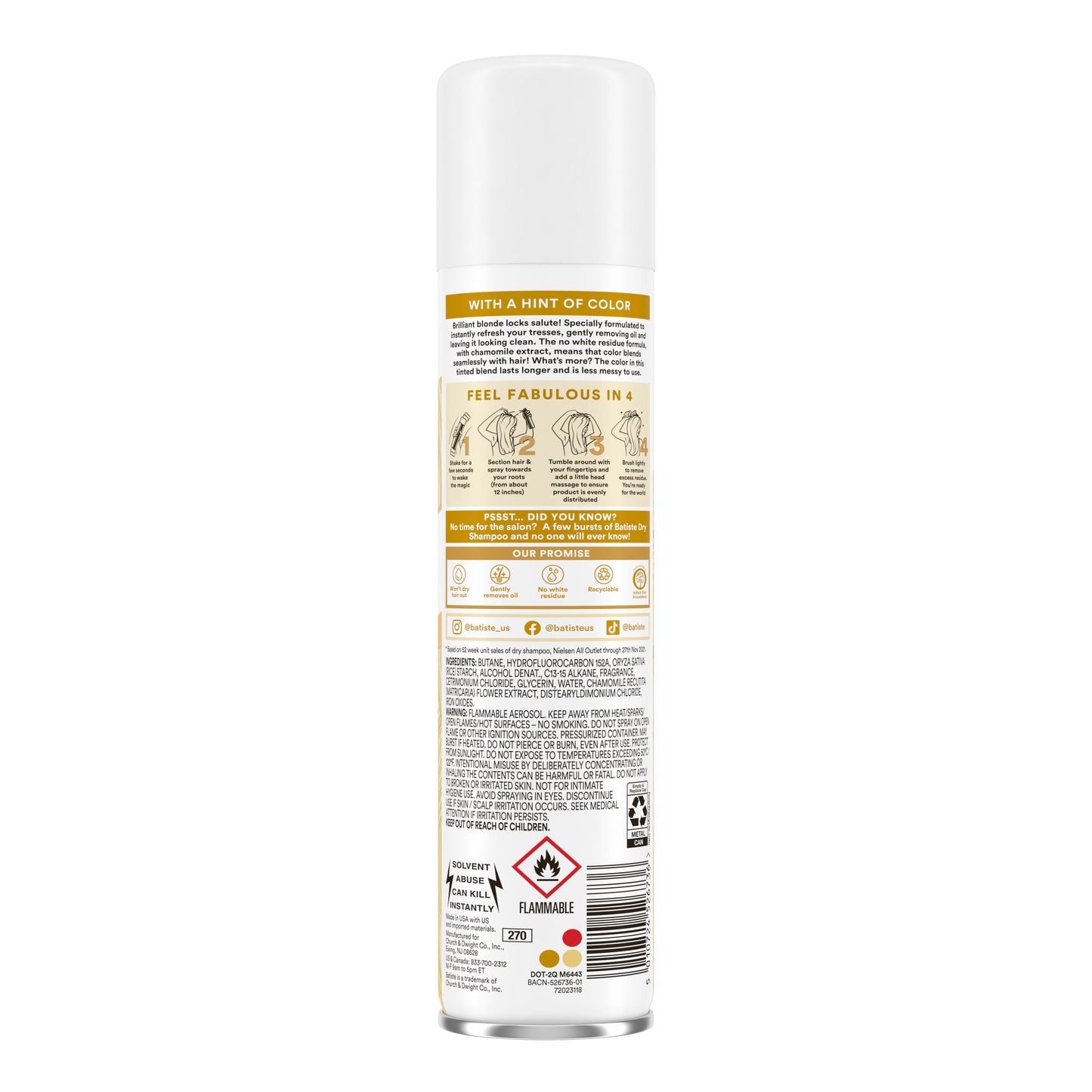 Batiste Dry Shampoo - Blonde