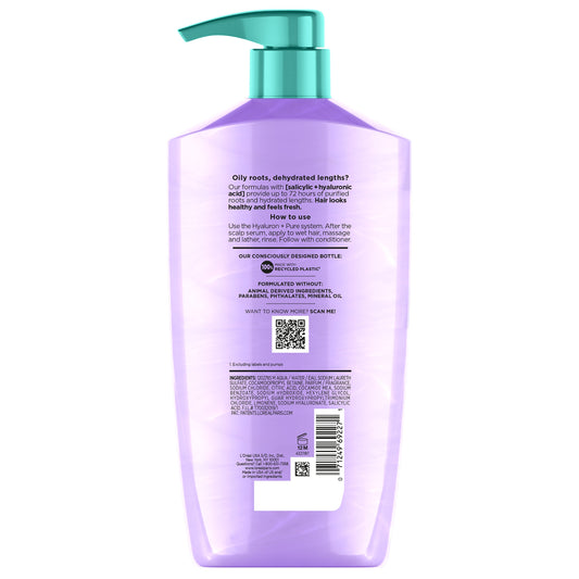 L'Oréal Paris Elvive Hyaluron + Pure Purifying Shampoo