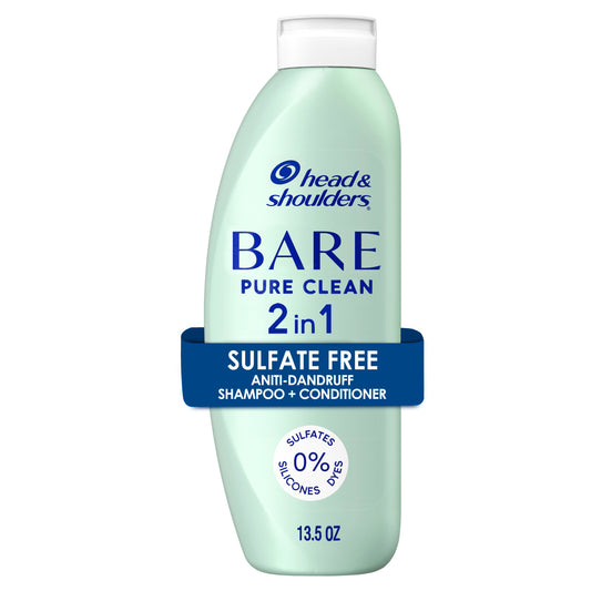 Head & Shoulders Bare 2-in-1 Pure Clean Dandruff Shampoo & Conditioner