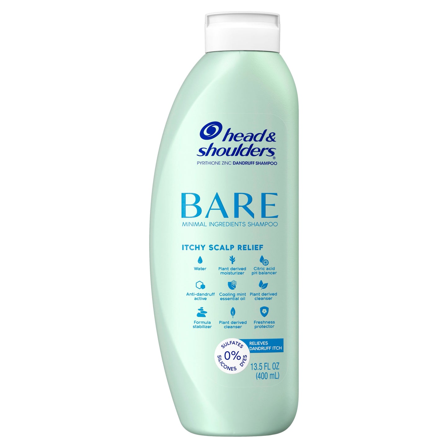 Head & Shoulders Bare 2-in-1 Itchy Scalp Relief Dandruff Shampoo
