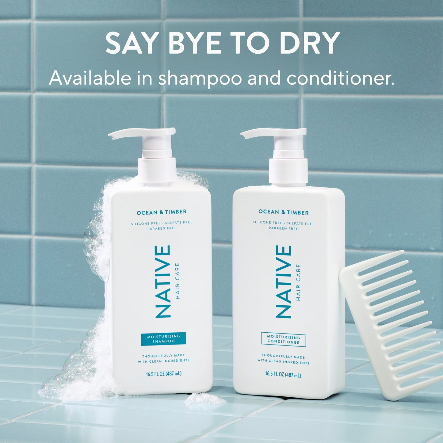 Native  Moisturizing Shampoo - Ocean & Timber