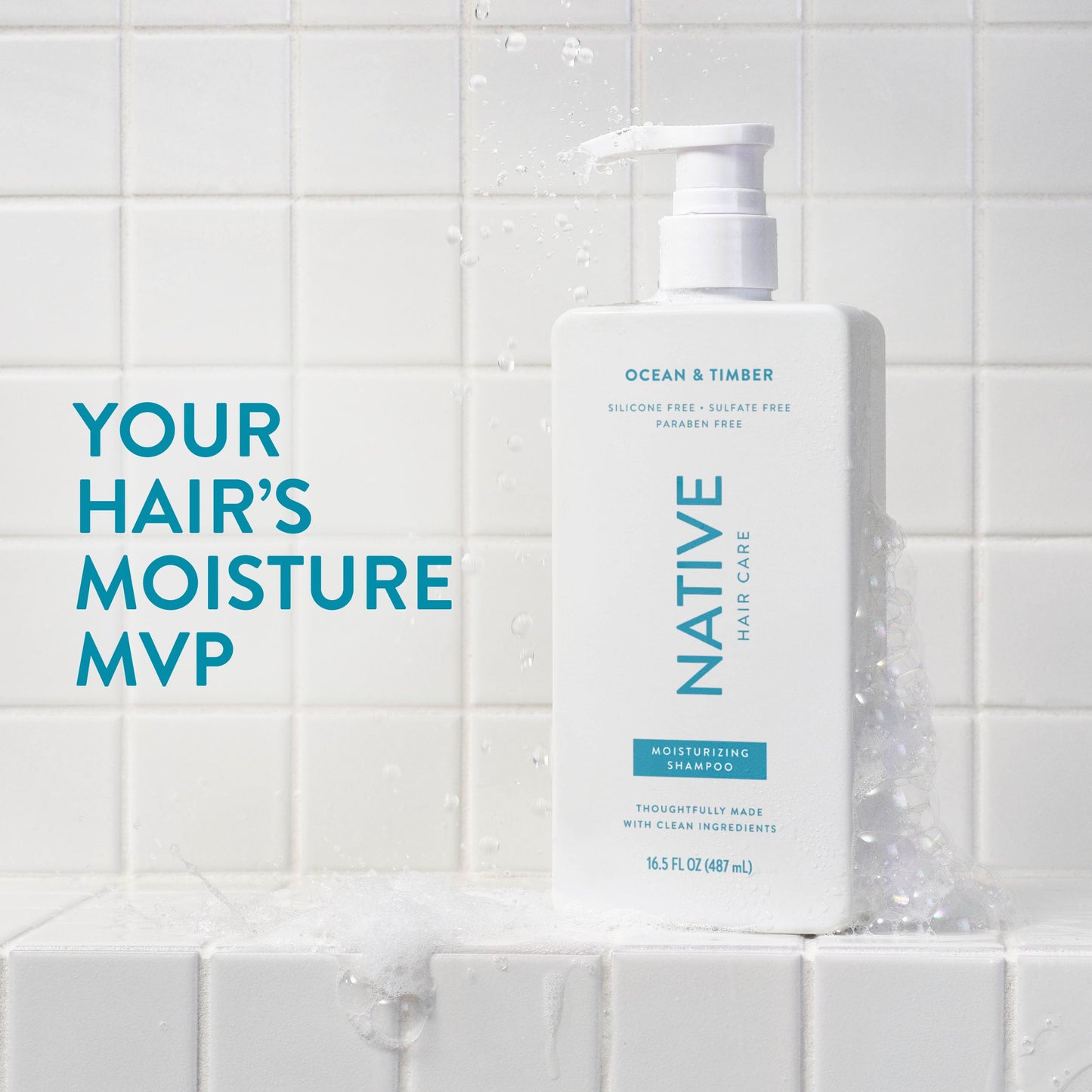 Native  Moisturizing Shampoo - Ocean & Timber