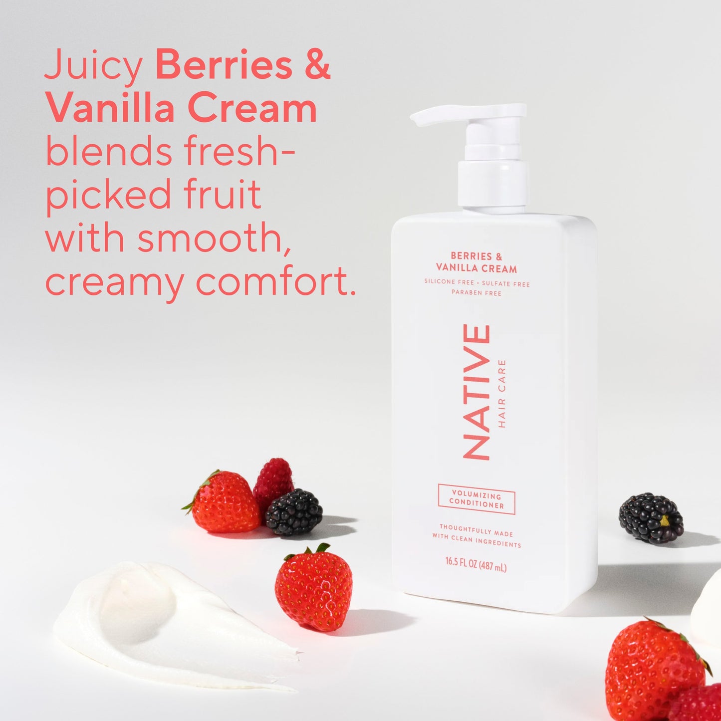 Native Volumizing Conditioner - Berries & Vanilla Cream