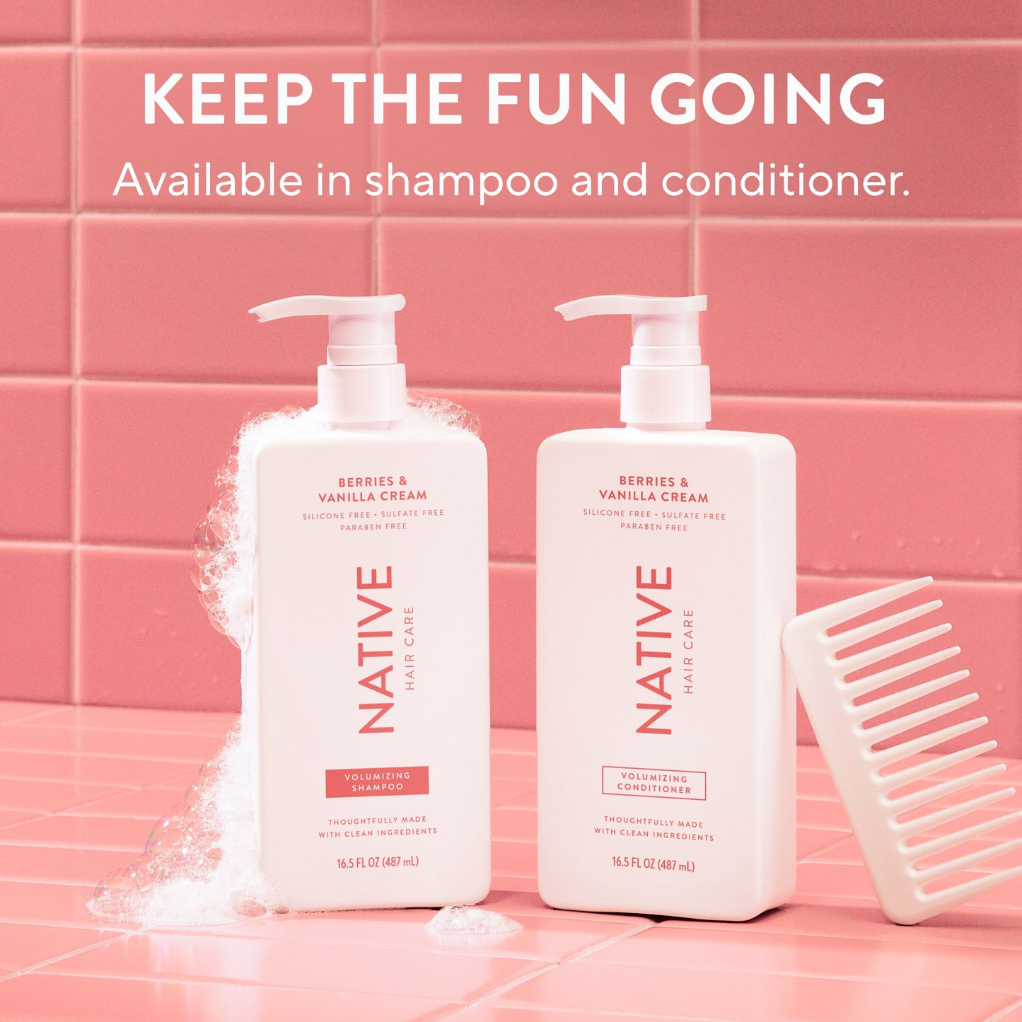 Native Volumizing Conditioner - Berries & Vanilla Cream