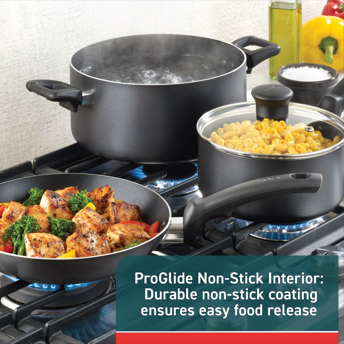 T-fal Essentials Non-Stick Cookware Set
