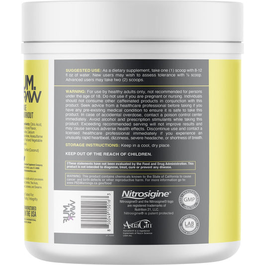 Raw Bum Thavage Pre-Workout - Blackberry Lemonade