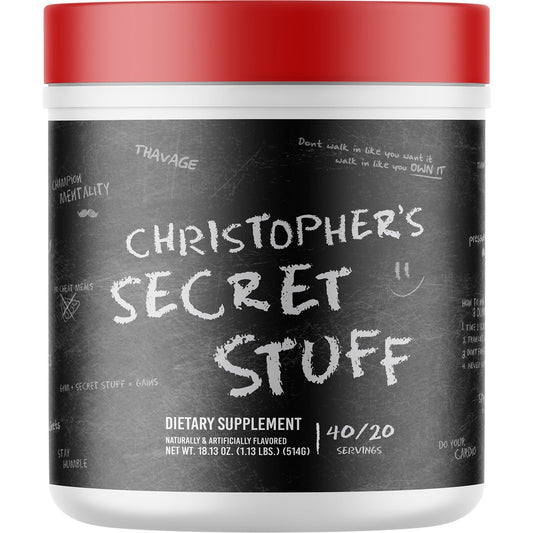Raw Thavage Pre-Workout - Christopher's Secret Stuff