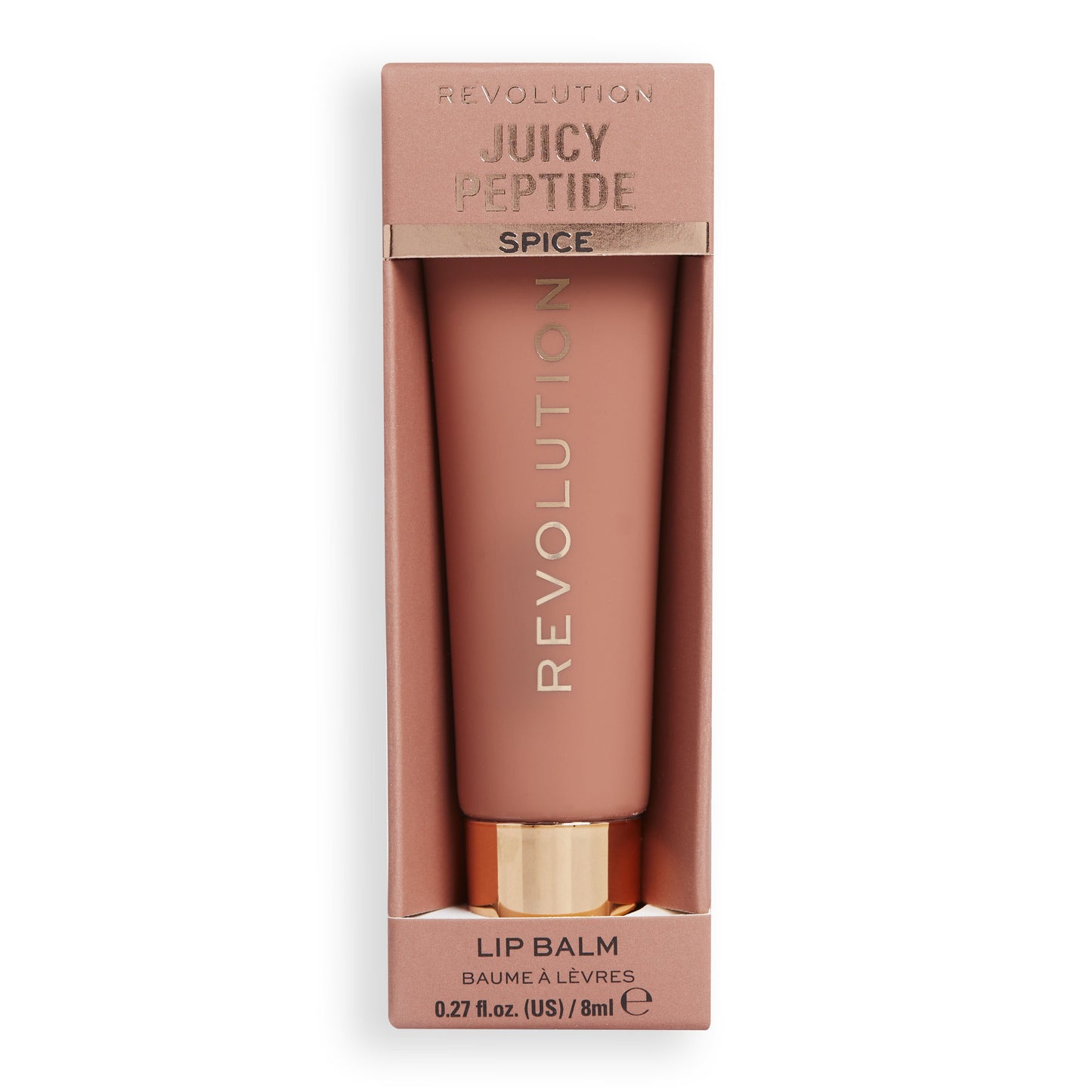 Makeup Revolution Juicy Peptide Lip Balm - Nude Spice