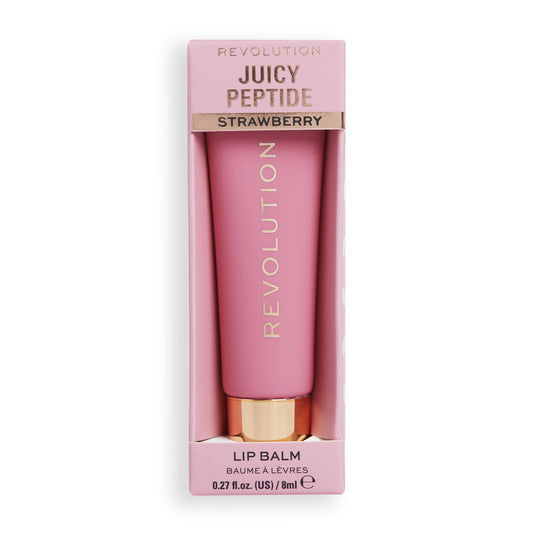 Makeup Revolution Lip Balm Juicy Peptide - Pink Strawberry