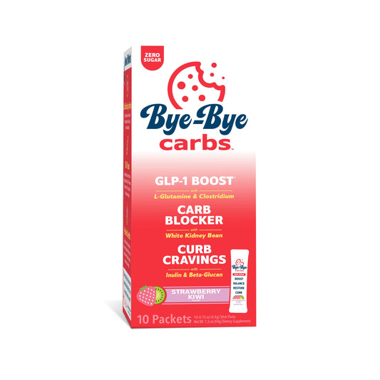 Dr. Stephanie's Bye-Bye Carbs GLP-1 Boost Drink Mix - Strawberry Lemon
