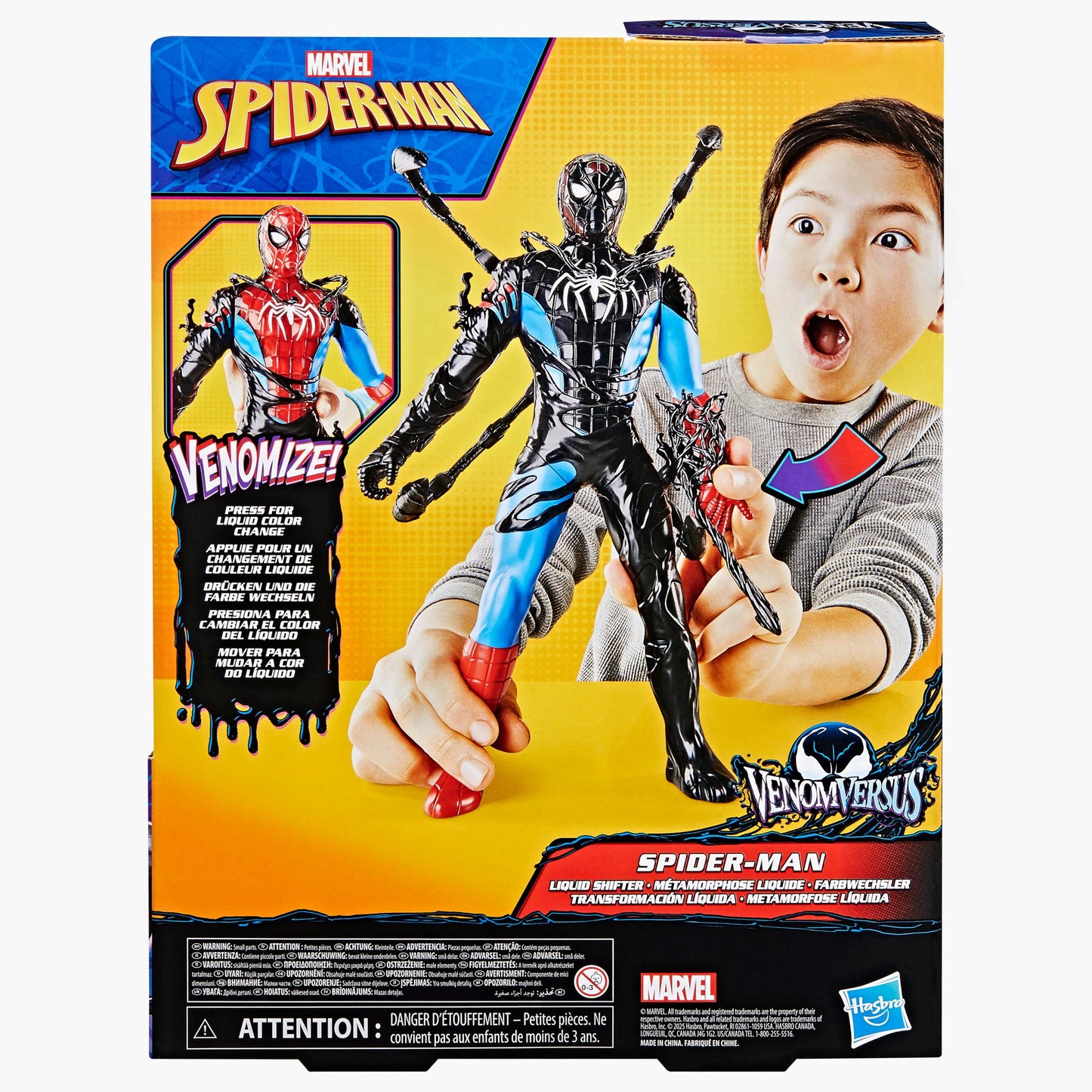 Marvel Spider-Man Venom Versus Liquid Shifter Action Figure