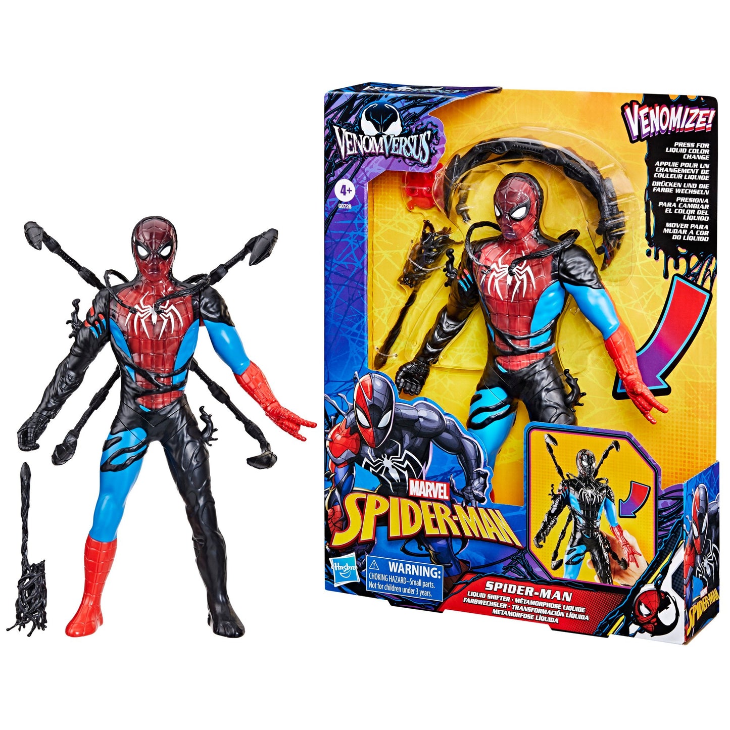 Marvel Spider-Man Venom Versus Liquid Shifter Action Figure