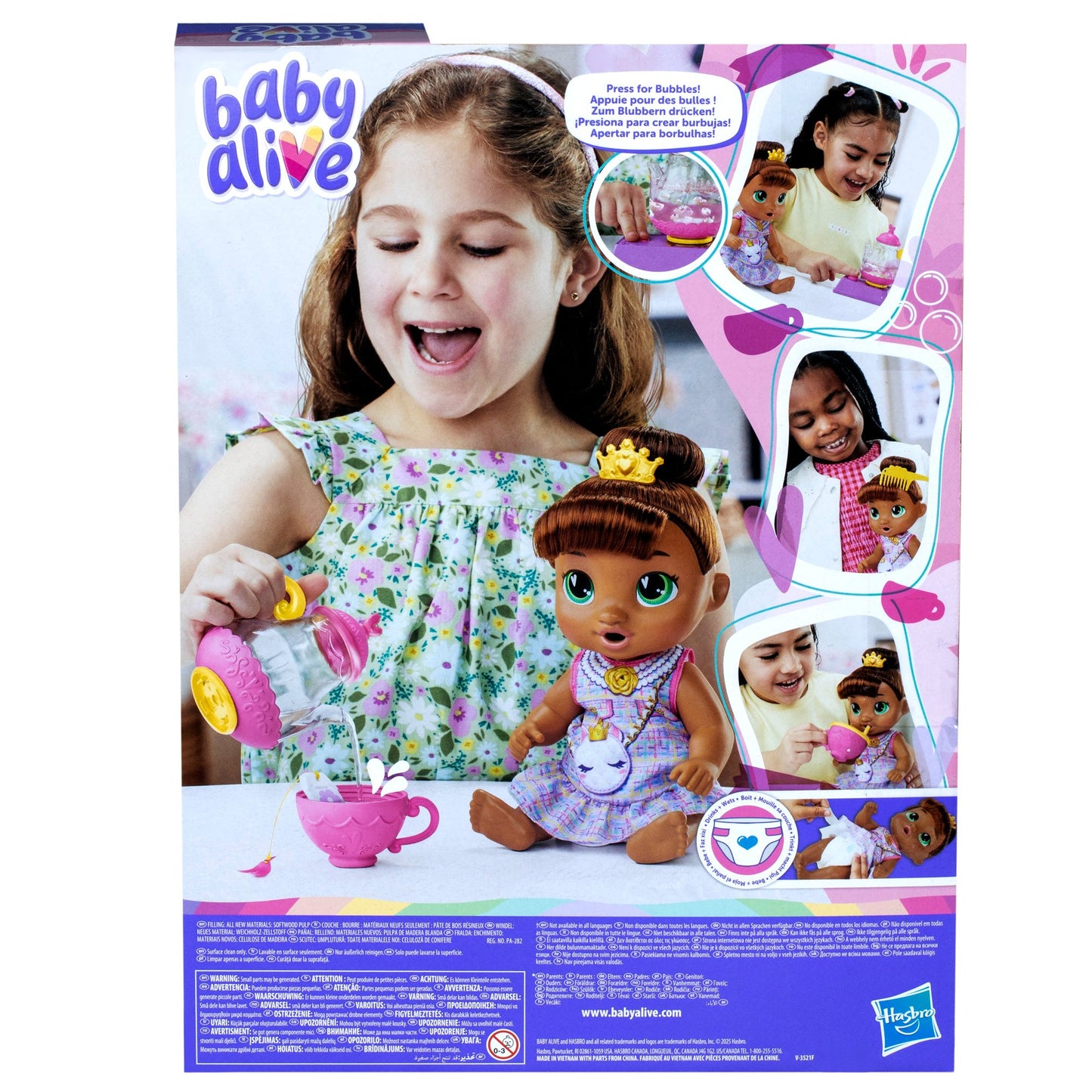 Baby Alive Bubbly Tea Party Sophia Sparkle Doll