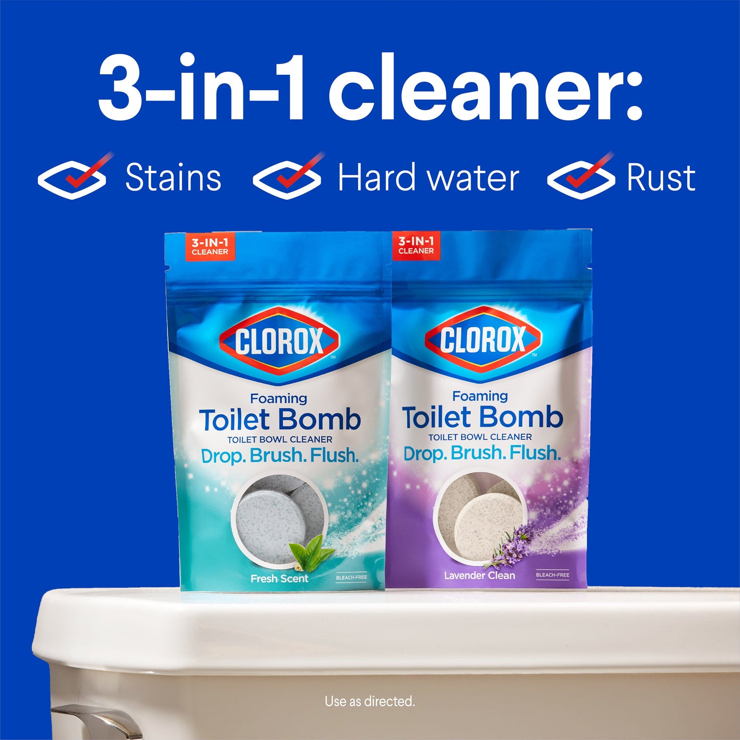 Clorox Foaming Toilet Bomb Bowl Cleaner - Lavender Clean