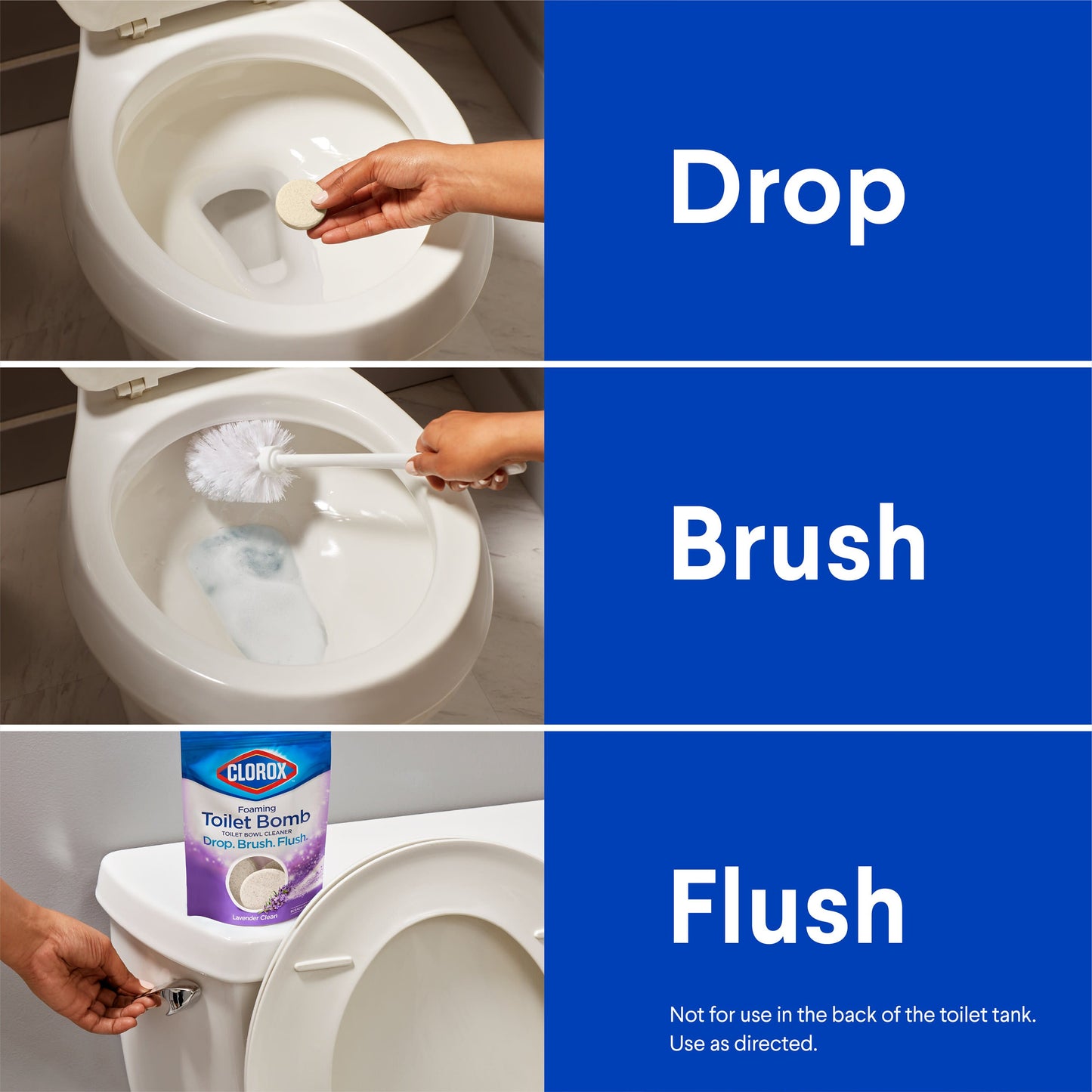 Clorox Foaming Toilet Bomb Bowl Cleaner - Lavender Clean