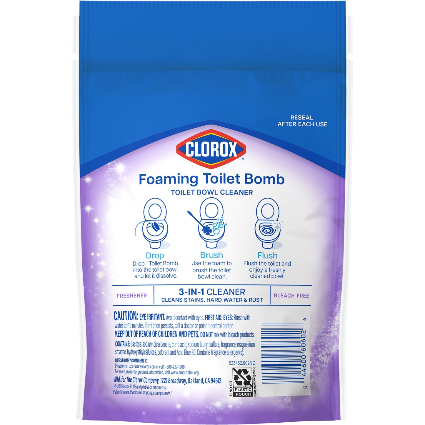 Clorox Foaming Toilet Bomb Bowl Cleaner - Lavender Clean