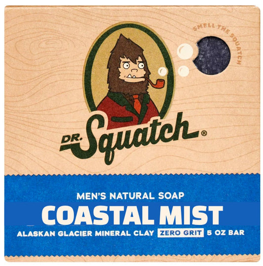 Dr. Squatch Men's Natural Soap Bar - Coastal Mist
