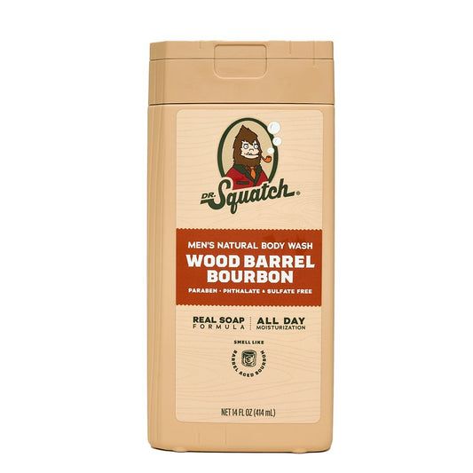 Dr. Squatch Men's Natural Body Wash - Wood Barrel Bourbon