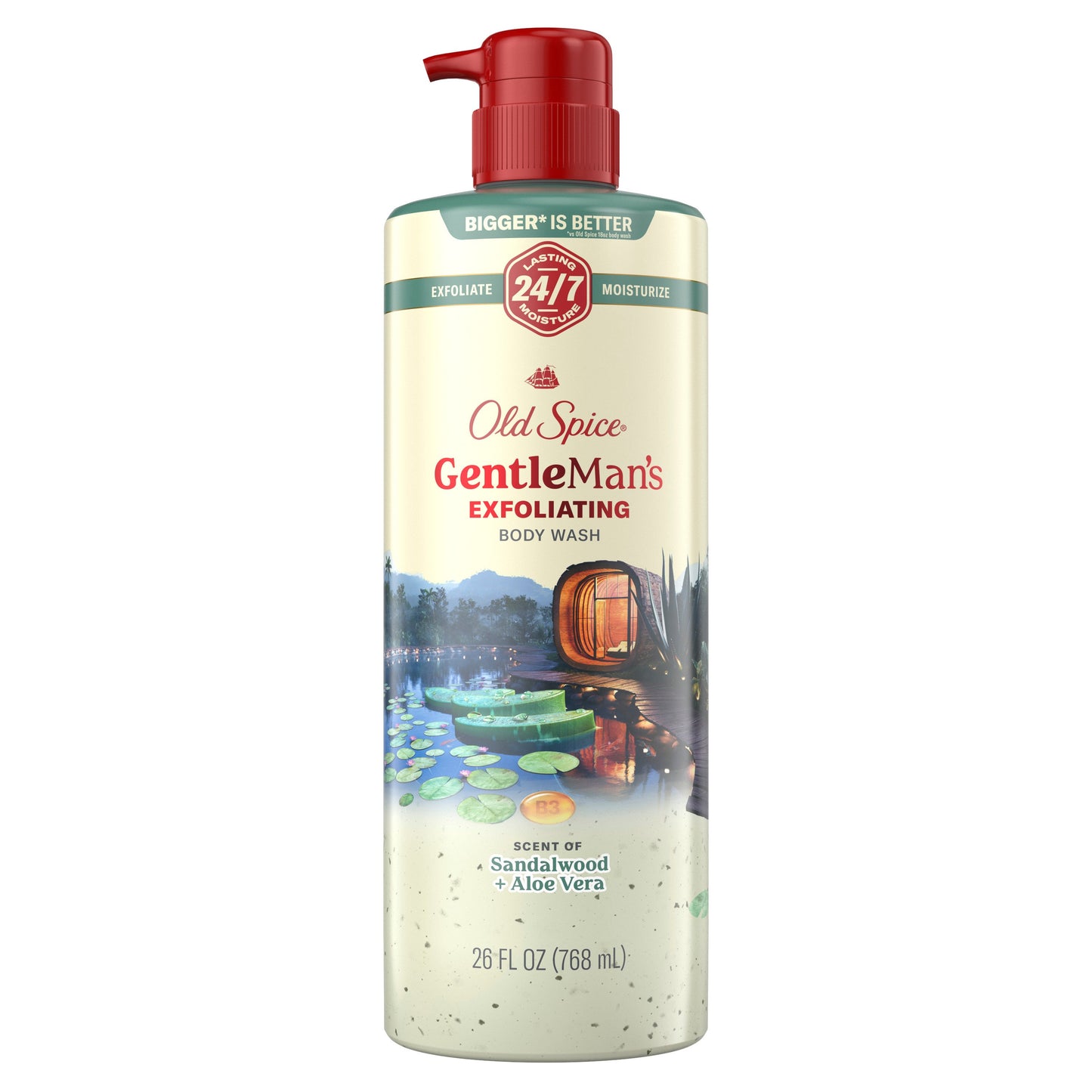 Old Spice Gentleman's Exfoliating Body Wash - Sandalwood & Aloe