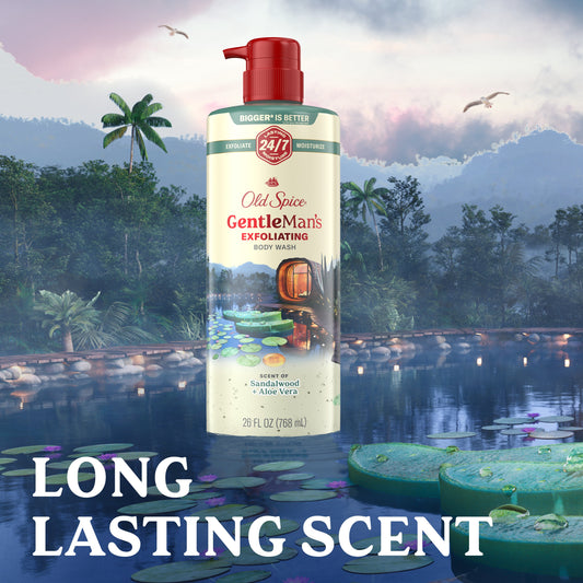 Old Spice Gentleman's Exfoliating Body Wash - Sandalwood & Aloe