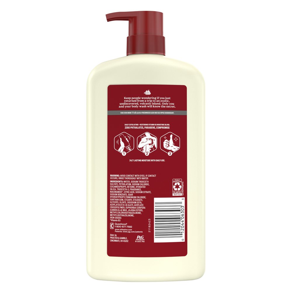 Old Spice Exfoliating Body Wash - Volcano