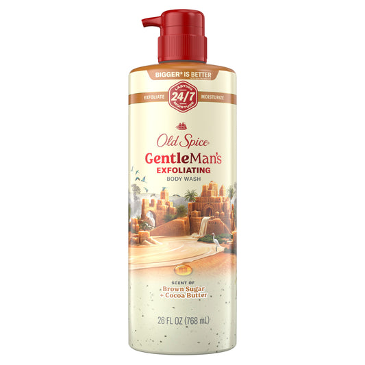 Old Spice Gentleman's Exfoliating Body Wash - Brown Sugar & Cocoa Butter