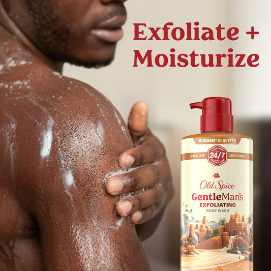 Old Spice Gentleman's Exfoliating Body Wash - Brown Sugar & Cocoa Butter