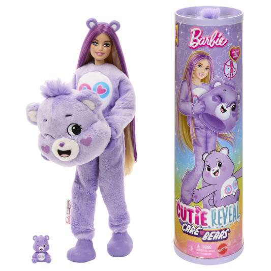 Barbie Care Bears Cutie Reveal Share Bear Plush Costume Doll