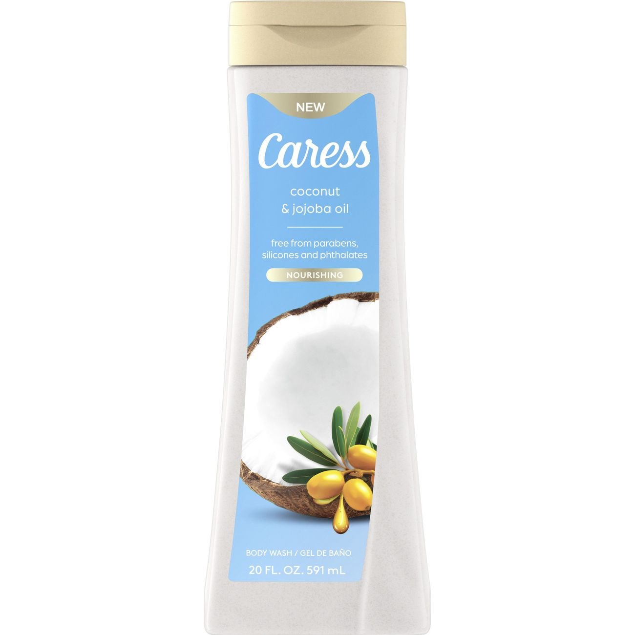 Caress Nourishing Body Wash - Coconut & Jojoba Oil