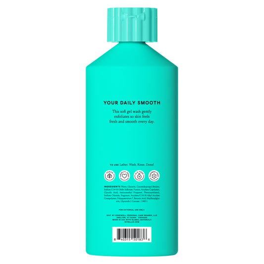 Billie Exfoliate Buffing Body Wash - Tidal Rose