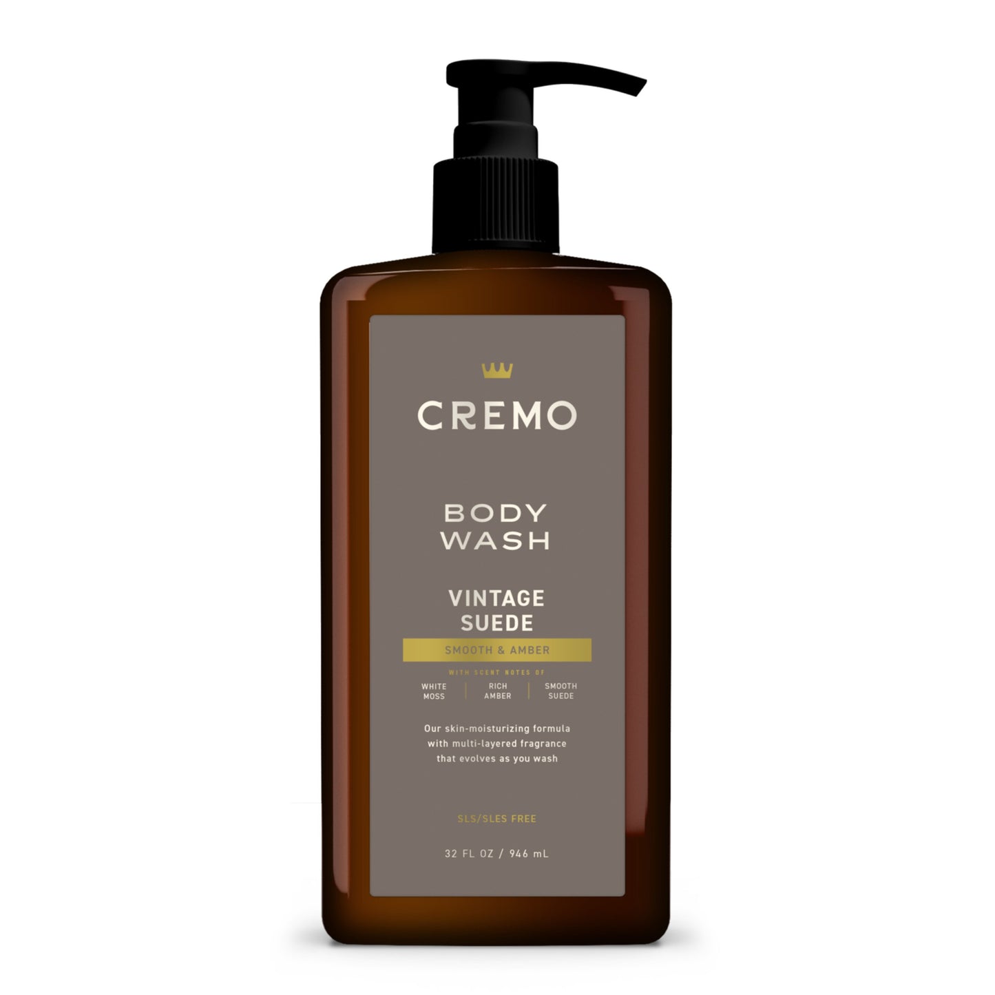 Cremo Body Wash - Vintage Suede