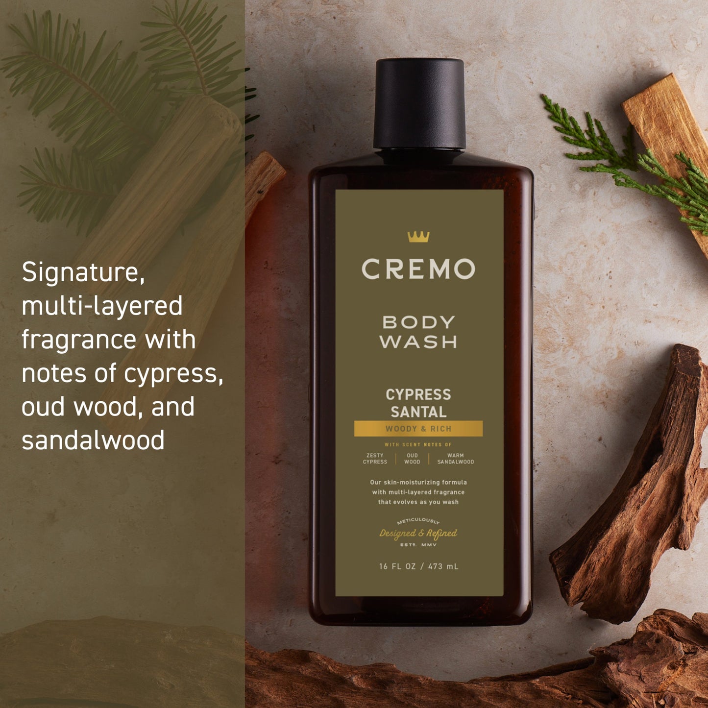 Cremo Body Wash - Cypress Santal