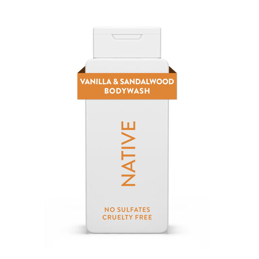Native Bodywash - Vanilla & Sandalwood, Sulfate Free