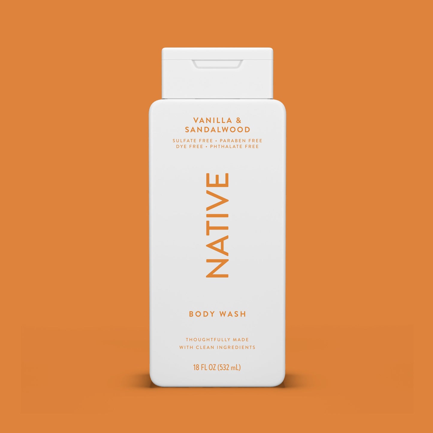 Native Bodywash - Vanilla & Sandalwood, Sulfate Free