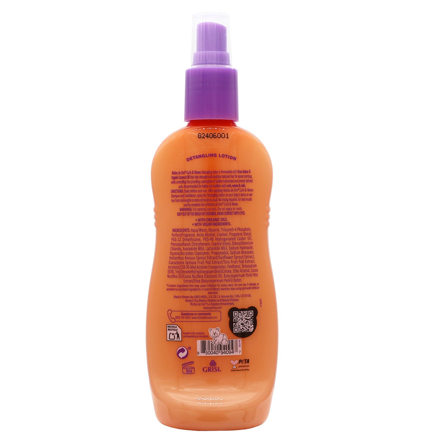 Ricitos De Oro Curls & Waves Detangling Lotion