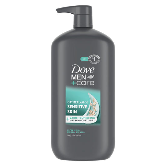Dove Men+Care Sensitive Skin Body Wash - Oatmeal & Aloe