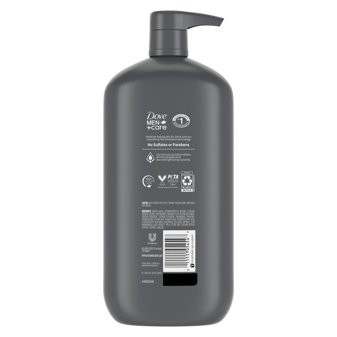 Dove Men+Care Sensitive Skin Body Wash - Oatmeal & Aloe