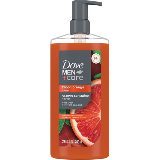 Dove Men+Care Plant-Based Moisturizing Face & Body Wash - Blood Orange & Sage
