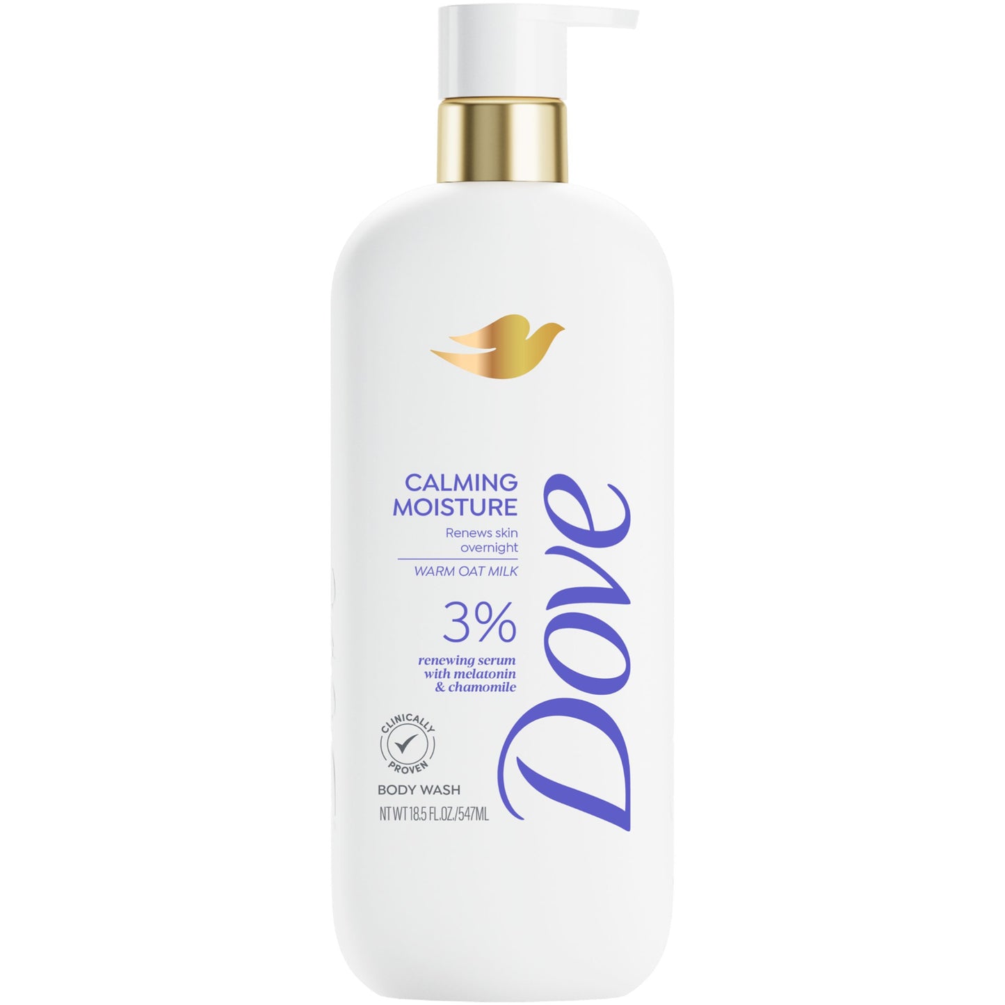 Dove Calming Moisture Renewing Serum Body Wash - Warm Oat Milk