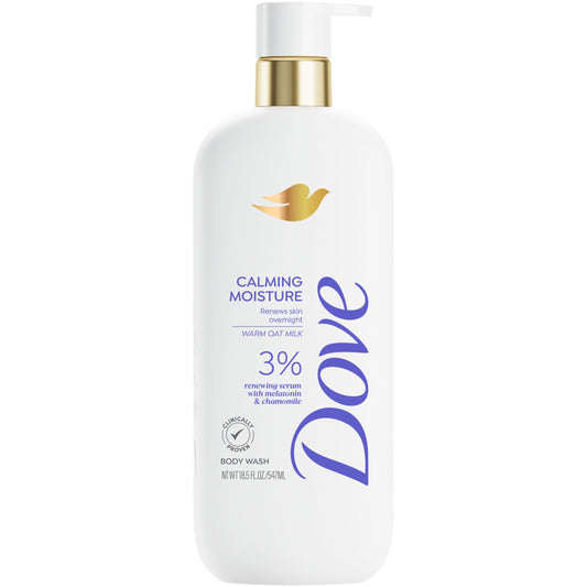 Dove Calming Moisture Renewing Serum Body Wash - Warm Oat Milk