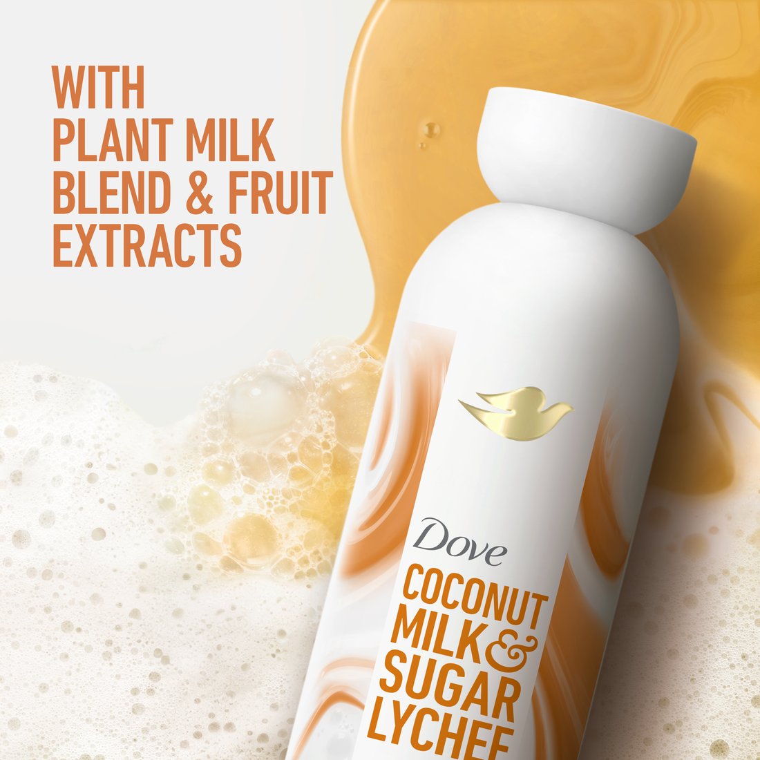 Dove Plant Milk Body Wash - Coconut Milk & Sugar Lychee