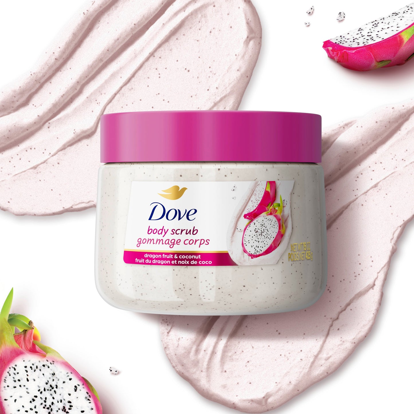 Dove Body Scrub - Dragon Fruit & Coconut