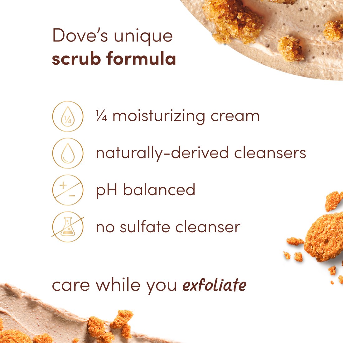 Dove Body Scrub - Brown Sugar & Coconut Butter
