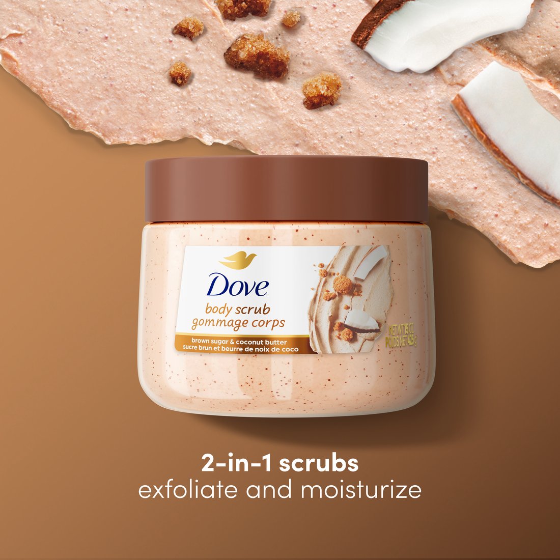 Dove Body Scrub - Brown Sugar & Coconut Butter
