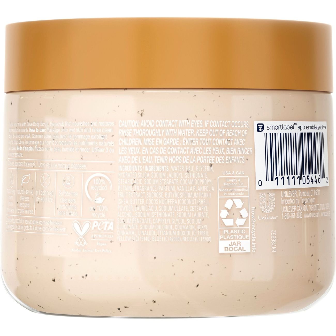Dove Body Scrub - Vanilla Sugar & Shea Butter